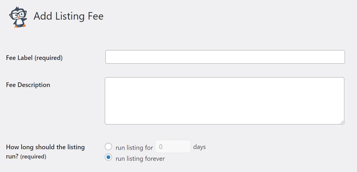 Build a directory website free with Listing Fees